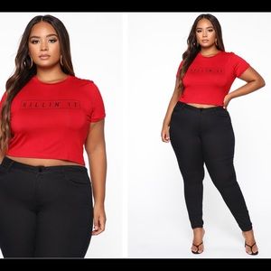 NWOT Fashion Nova Crop Top